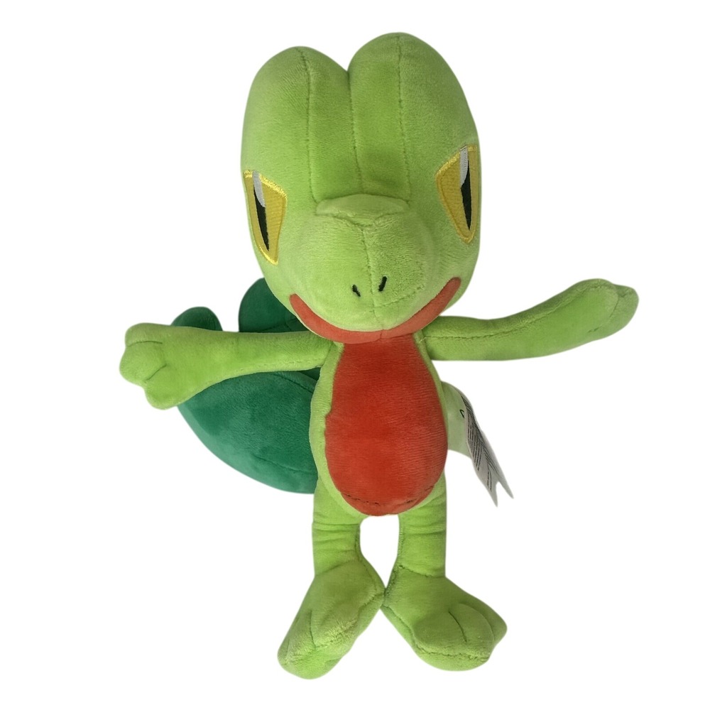 Pokemon Treecko Plush Kids‎ 8 Inch Green Hoenn Starter Stuffed Animal Jazwares